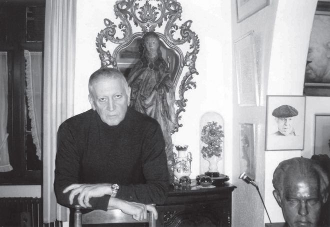 В доме-музее поэта и прозаика Мориса Карема, чьи произведения А.Топчян переводил на армянский язык (Андерлехт, январь 2006 год)